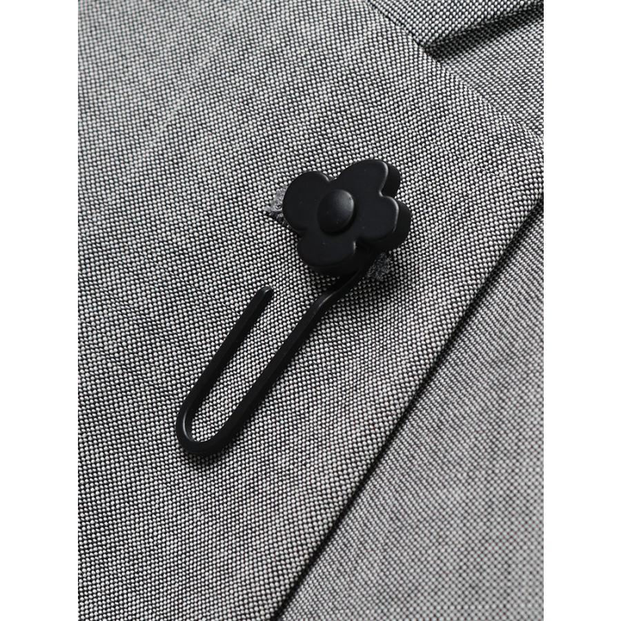 ラルディーニ LARDINI ストレッチ ウールモヘア 無地 2つボタン シングル ノータック スーツ LD149QEL64708 メンズの画像