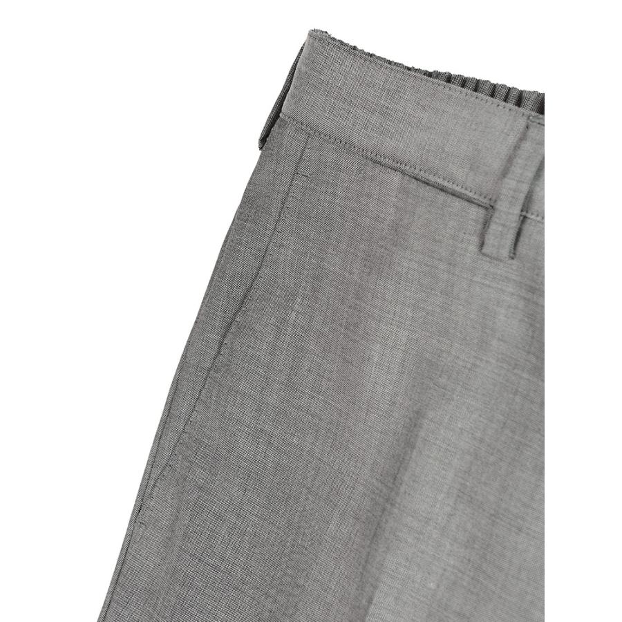 ラルディーニ LARDINI ストレッチ ウールモヘア 無地 2つボタン シングル ノータック スーツ LD149QEL64708 メンズの画像