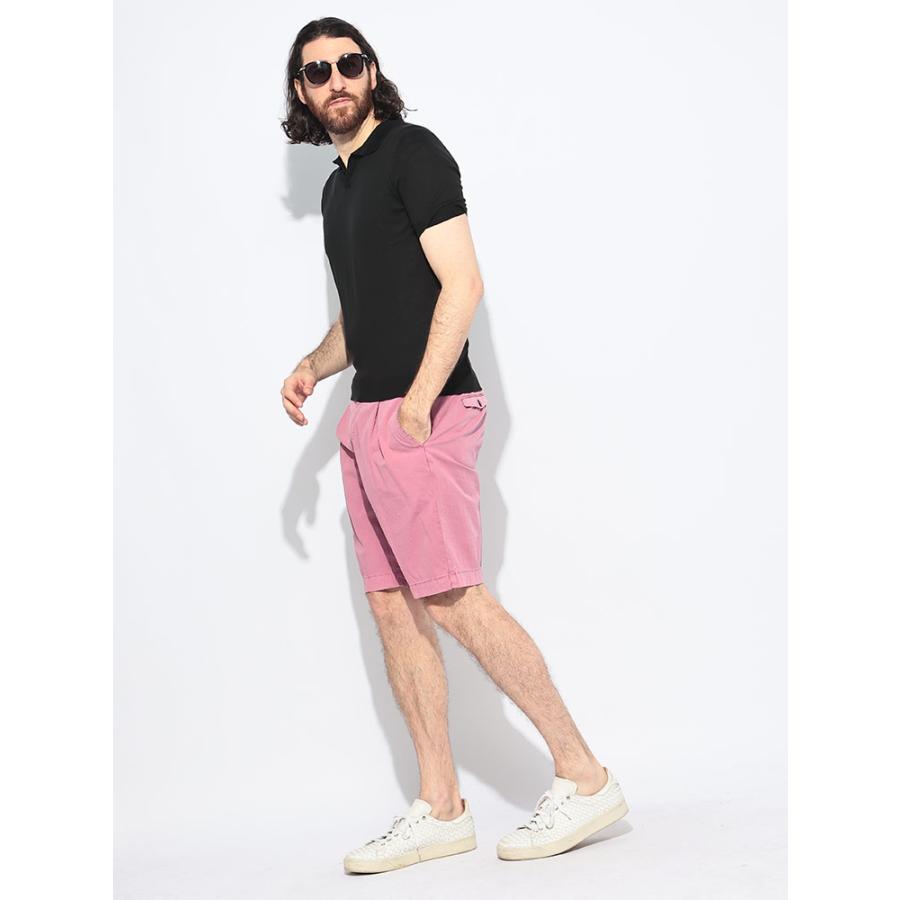 Gran Sasso（グランサッソ） シルク 半袖 メンズ スキッパー 