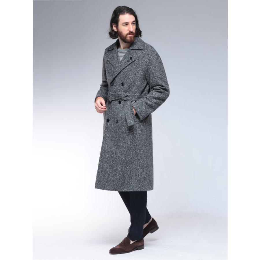 LARDINI（ラルディーニ） メンズ ホームスパン トレンチコート