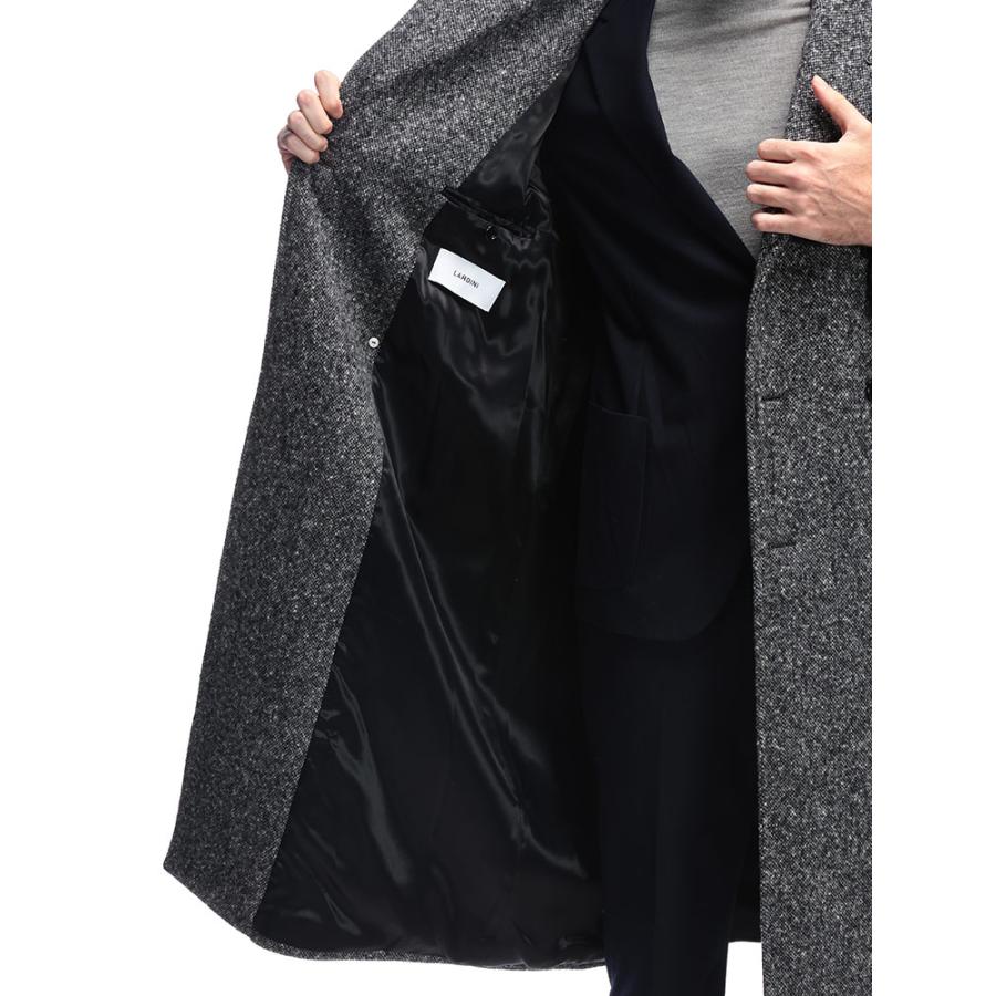 LARDINI（ラルディーニ） メンズ ホームスパン トレンチコート