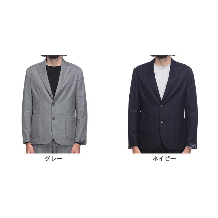 バルバ メンズ  BARBA カジュアルジャケット フランネル ストレッチ シングル ジャケット BAREASYJ51001の画像