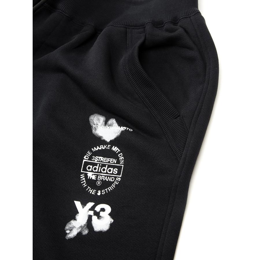 Y-3 ワイスリー ロゴプリント スウェット トラックパンツ GRAPHIC