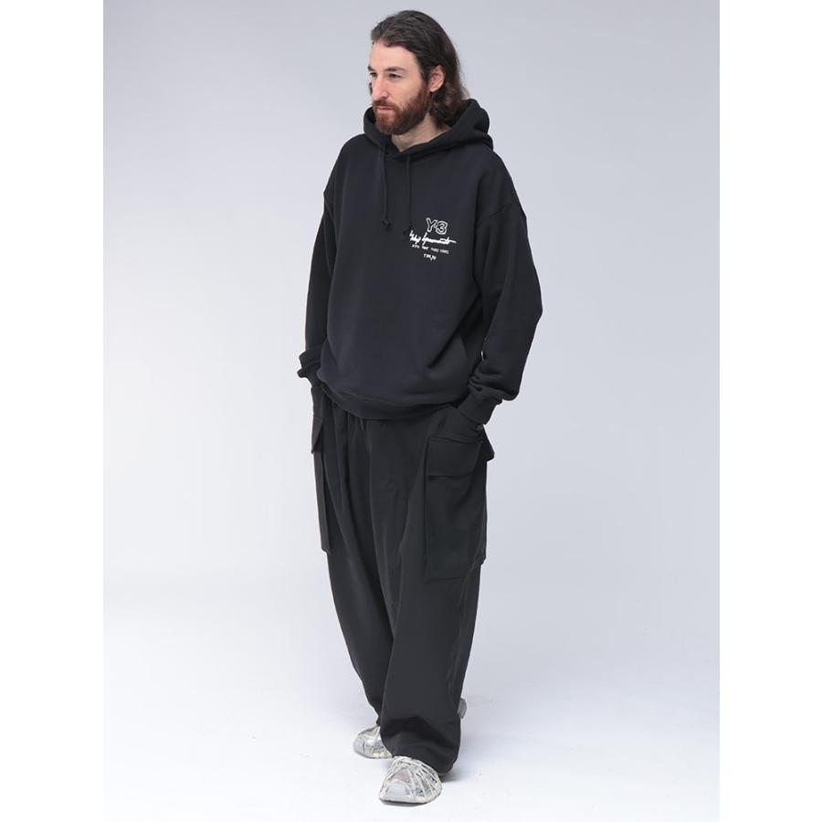 Y-3 ワイスリー メンズ 胸ロゴ プルオーバー パーカー GRAPHIC