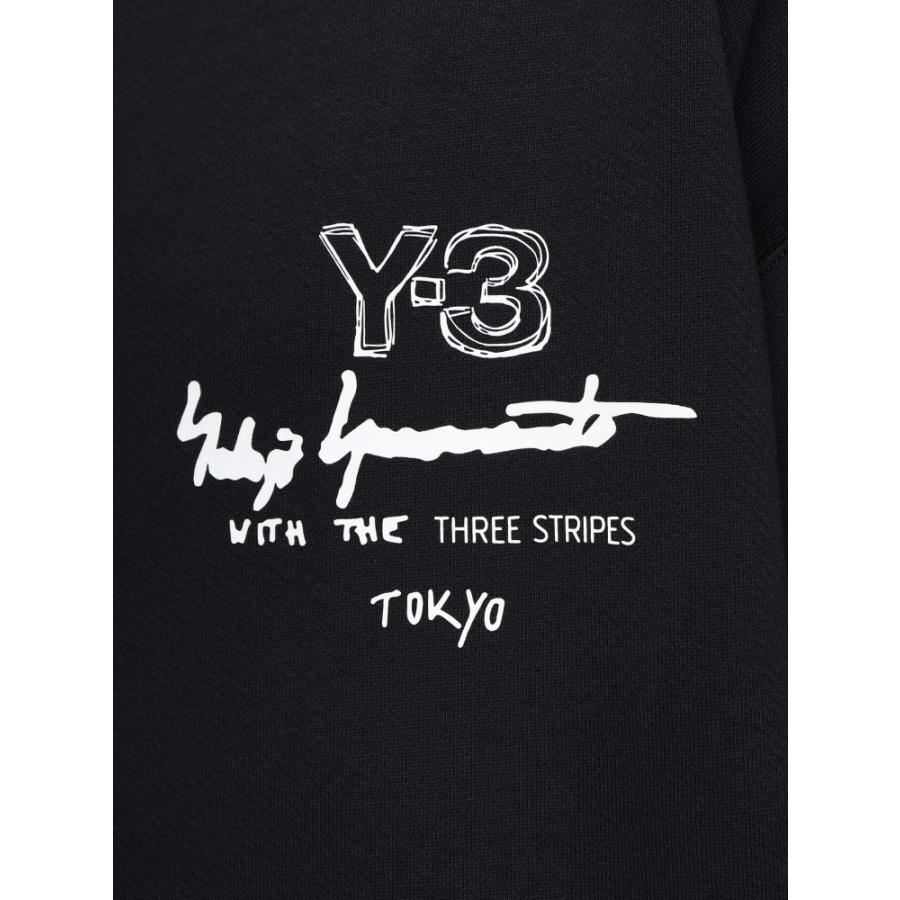 Y-3 ワイスリー メンズ 胸ロゴ プルオーバー パーカー GRAPHIC