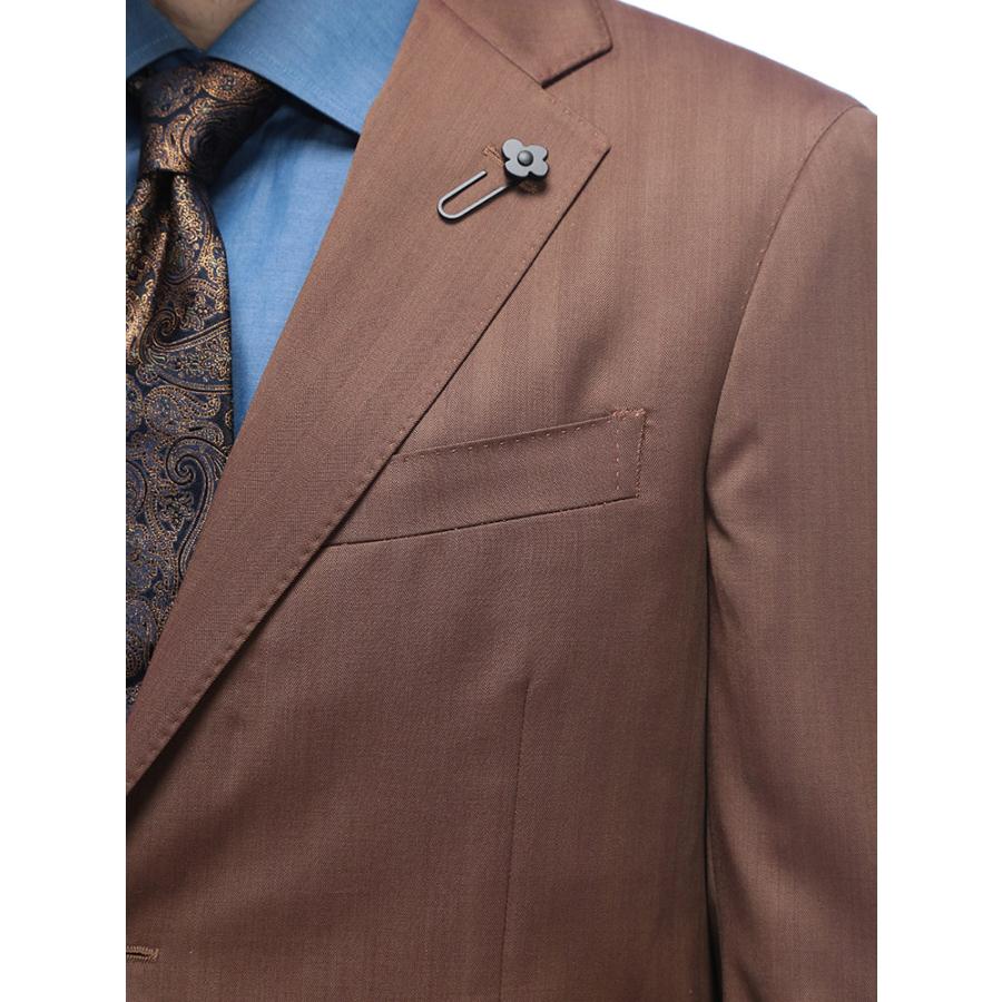 ラルディーニ スーツ LARDINI メンズ シングル ノータック ビジネススーツ SOLARO LD787IF65432の画像