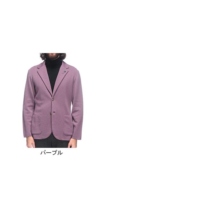 LARDINI（ラルディーニ） ウール シングル 2ツ釦 ニットジャケット