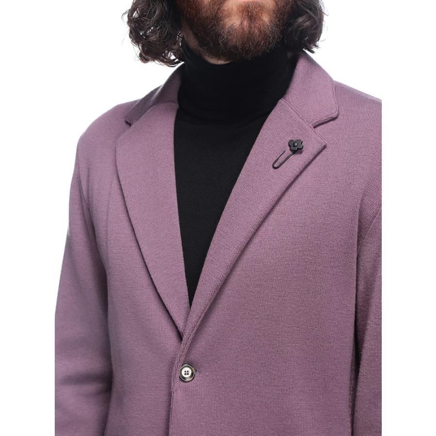 LARDINI（ラルディーニ） ウール シングル 2ツ釦 ニットジャケット