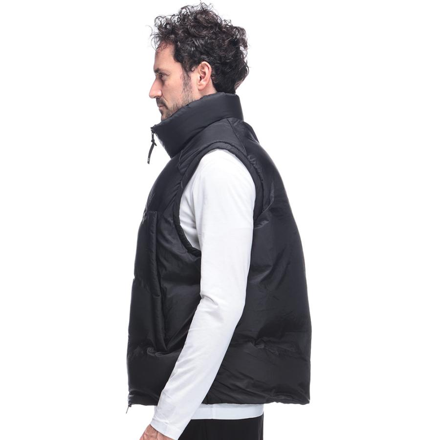 ワイスリー ダウンベスト アウター Y-3 スタンド フルジップ ダウンベスト Y3JX7281 メンズの画像