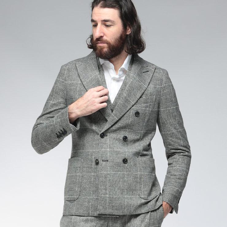 CIRCOLO 1901（チルコロ 1901） ジャケット ストレッチ グレンプレイド