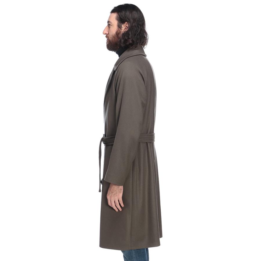 HEVO（イーヴォ） メンズ アウター ベルト付き ダブルブレストコート