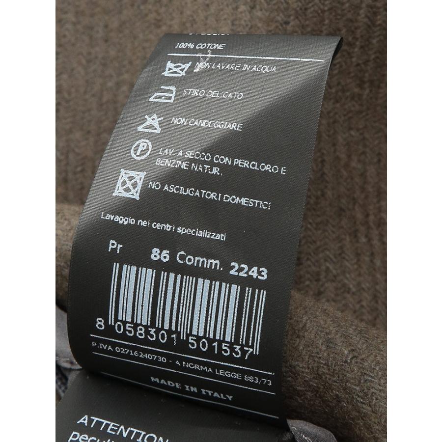 イーヴォ メンズ アウター HEVO ベルト付き ダブルブレストコート BRINDISI HEVBRINDISII735の画像