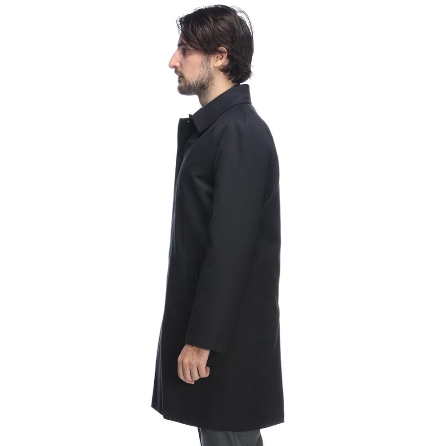 アクアスキュータム ステンカラー コート アウター Aquascutum 総裏チェック シングルボタン ステンカラーコート AQMBA02FN018 メンズの画像