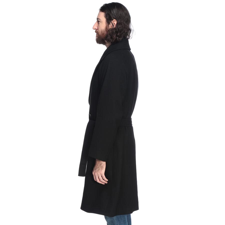 HEVO（イーヴォ） コート アウター メンズ ウエストベルト ダブル