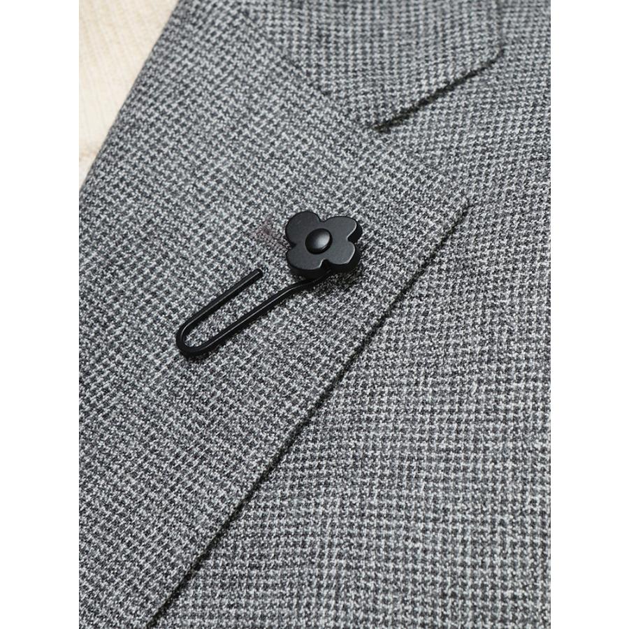 ラルディーニ スーツ セットアップ LARDINI メンズ シングル 2ツ釦 ワンタック ビジネススーツ カジュアルスーツ 総柄 MHT LD787IF65415の画像