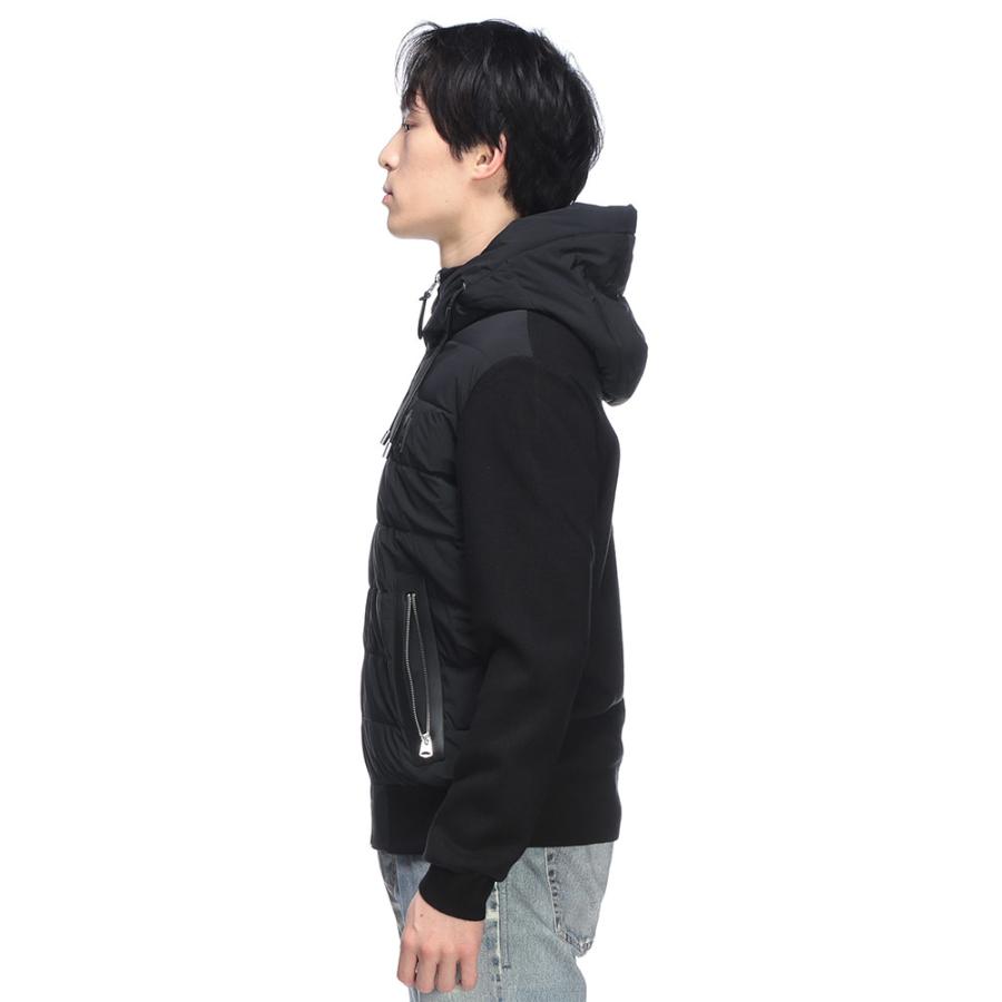 マッカージュ ダウン メンズ MACKAGE フロント ダウン フルジップ ニットパーカー コンビダウン ANDREWZ アンドルーズ MKGANDREWZ5の画像