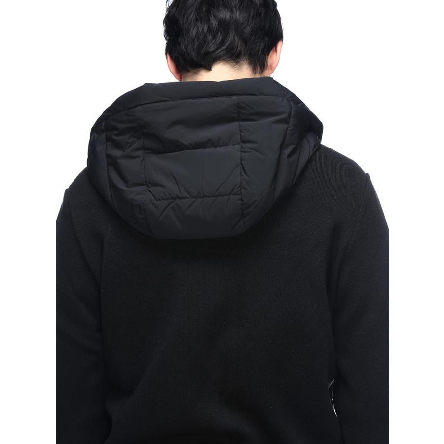 マッカージュ ダウン メンズ MACKAGE フロント ダウン フルジップ ニットパーカー コンビダウン ANDREWZ アンドルーズ MKGANDREWZ5の画像