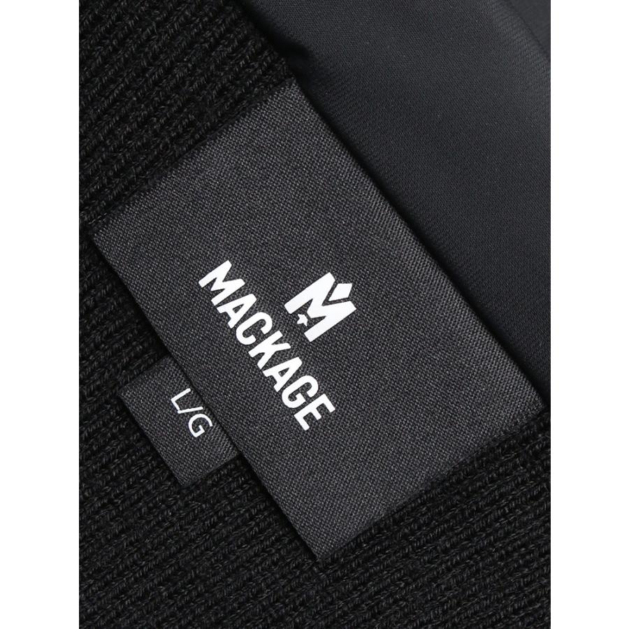 マッカージュ ダウン メンズ MACKAGE フロント ダウン フルジップ ニットパーカー コンビダウン ANDREWZ アンドルーズ MKGANDREWZ5の画像