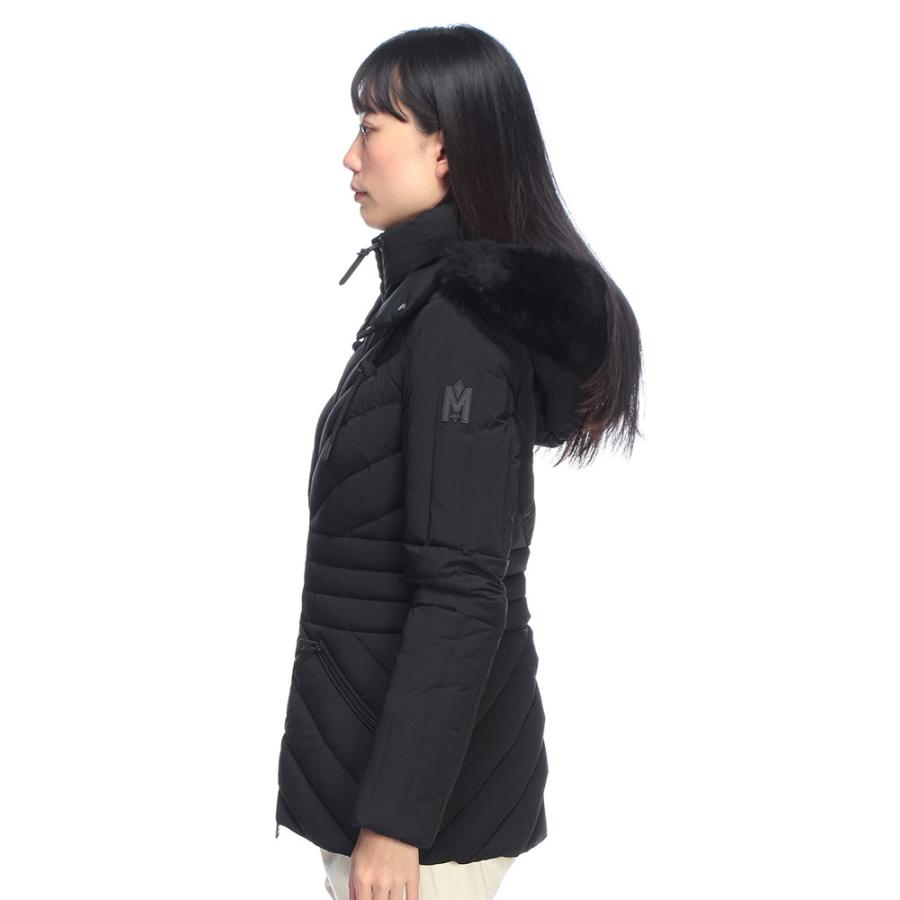 マッカージュ ダウン コート レディース MACKAGE ロゴ ミドル丈 Aライン シープファー フード着脱 ダウンジャケット NADIA-SH ナディア MKGLNADIASH5の画像