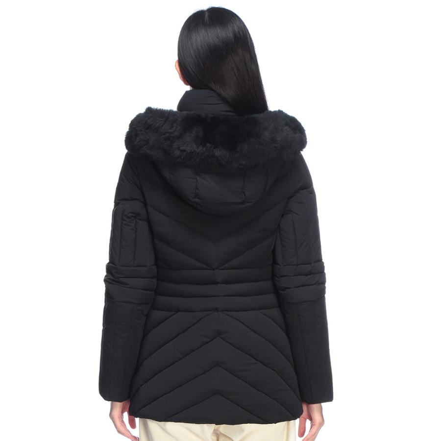 マッカージュ ダウン コート レディース MACKAGE ロゴ ミドル丈 Aライン シープファー フード着脱 ダウンジャケット NADIA-SH ナディア MKGLNADIASH5の画像