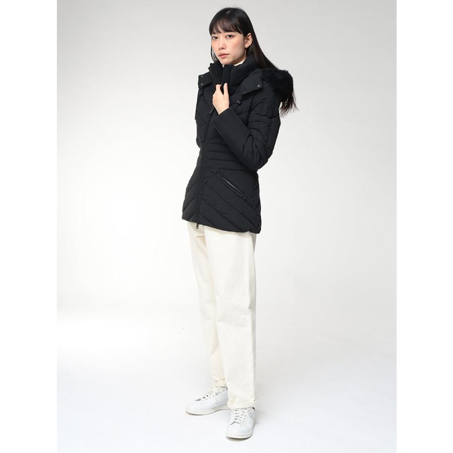 マッカージュ ダウン コート レディース MACKAGE ロゴ ミドル丈 Aライン シープファー フード着脱 ダウンジャケット NADIA-SH ナディア MKGLNADIASH5の画像