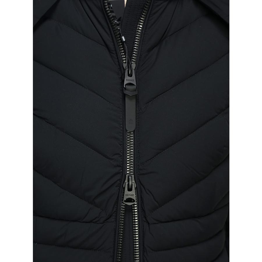 マッカージュ ダウン コート レディース MACKAGE ロゴ ミドル丈 Aライン シープファー フード着脱 ダウンジャケット NADIA-SH ナディア MKGLNADIASH5の画像
