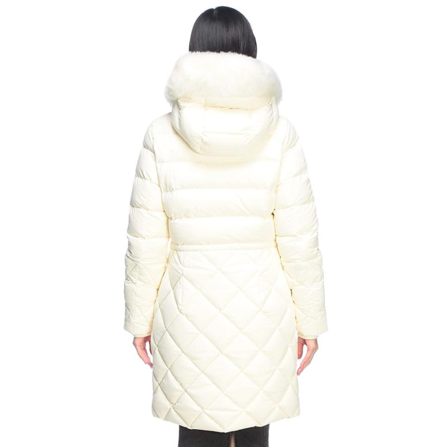 MACKAGE ホワイト ロングダウンジャケット S/P ファー Mackage マッカージュ レディース ダウンコート シープファー XENA-SH