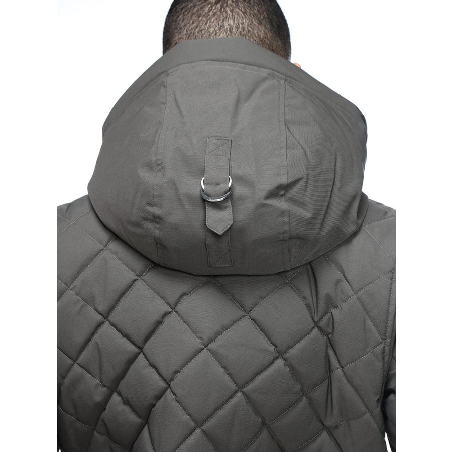 マッカージュ ダウン ブルゾン メンズ MACKAGE シープスキン レザー使い フルジップ ダウンジャケット IKER イケル MKGIKER5の画像