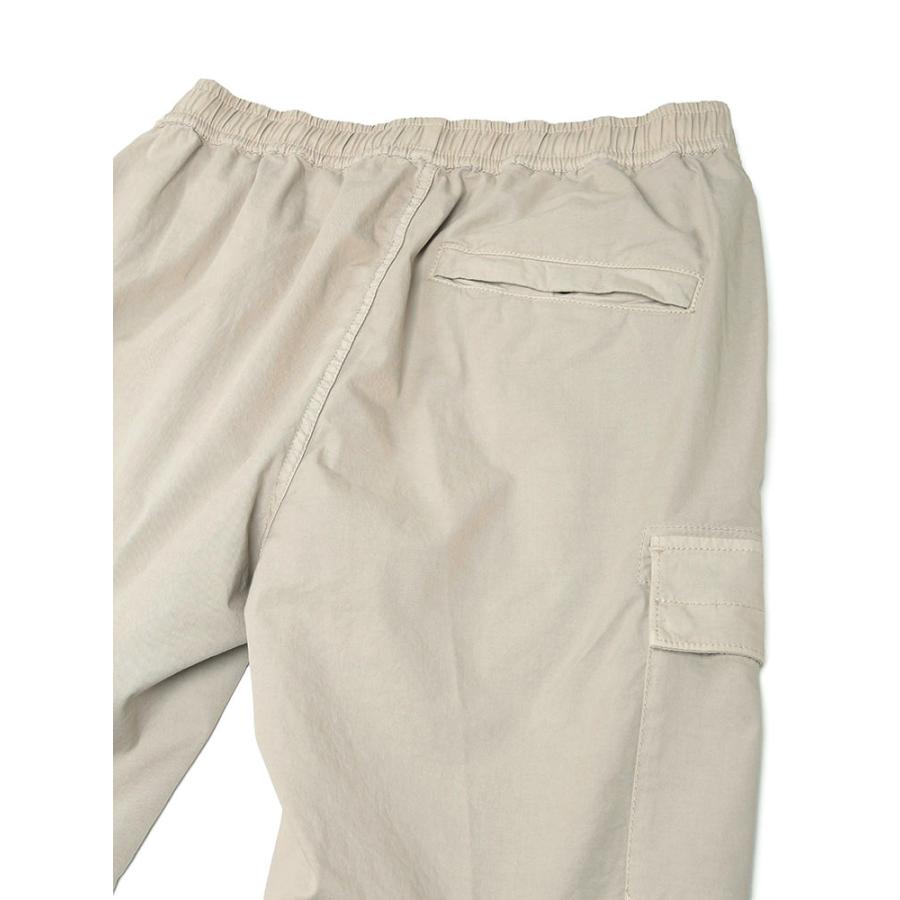 ストーンアイランド メンズ カーゴパンツ STONE ISLAND ロゴ ストレッチ ポケット カーゴ パンツ SI3100031S0A10 ブランド ボトムス グレー ブラックの画像