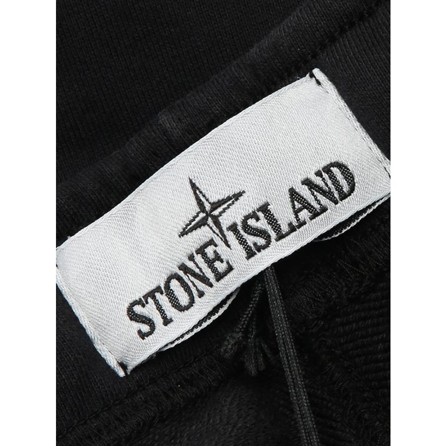 ストーンアイランド メンズ スウェットパンツ STONE ISLAND ロゴ ワッペン スウェット パンツ SI6200004S0410 ブランド ボトムス ブラックの画像