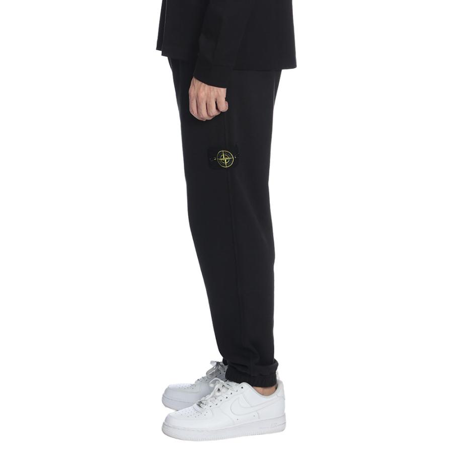 ストーンアイランド メンズ スウェットパンツ STONE ISLAND ロゴ ワッペン スウェット パンツ SI6200004S0410 ブランド ボトムス ブラックの画像