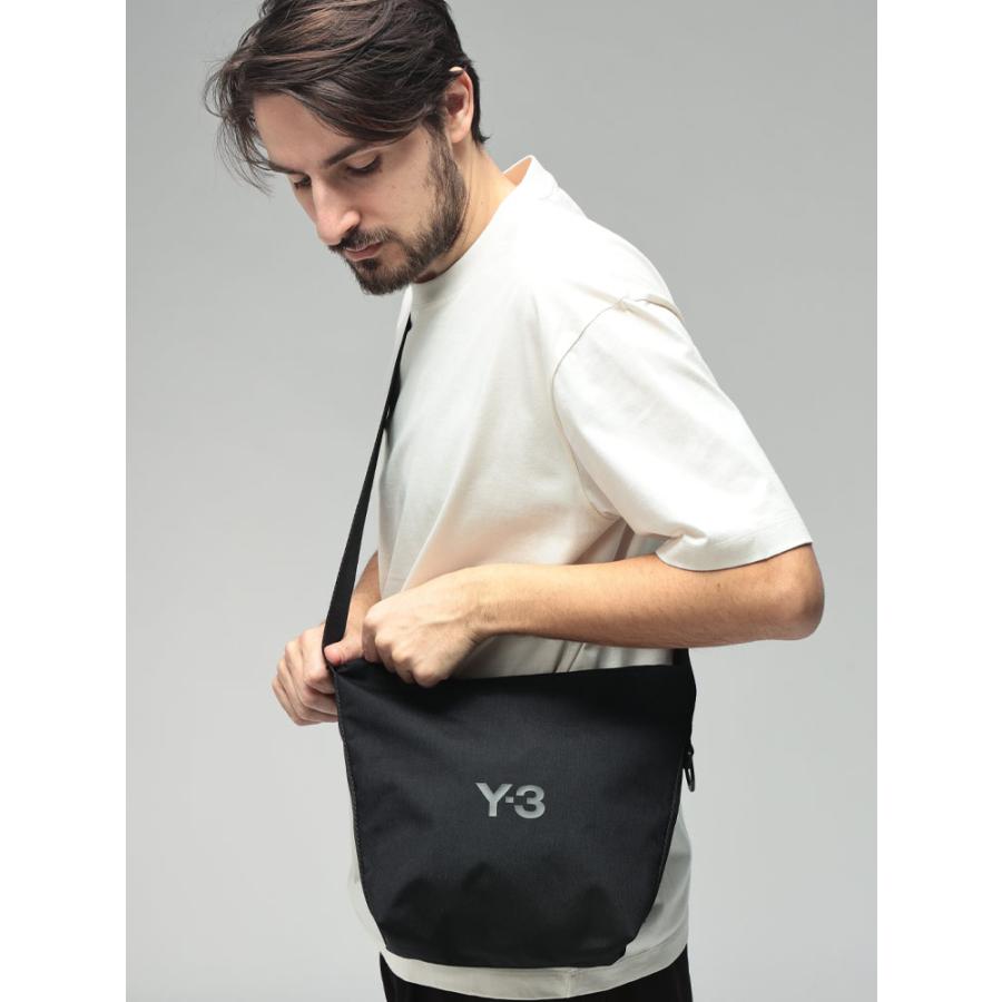 Y-3 ワイスリー メンズ バッグ ロゴ プリント ショルダーバッグ CROSS