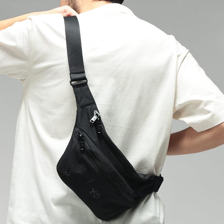 Y-3 ワイスリー メンズ バッグ ロゴ プリント ボディバッグ FANNY PACK