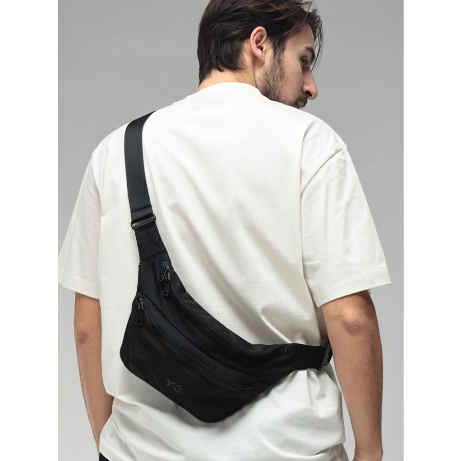 Y-3 ワイスリー メンズ バッグ ロゴ プリント ボディバッグ FANNY PACK