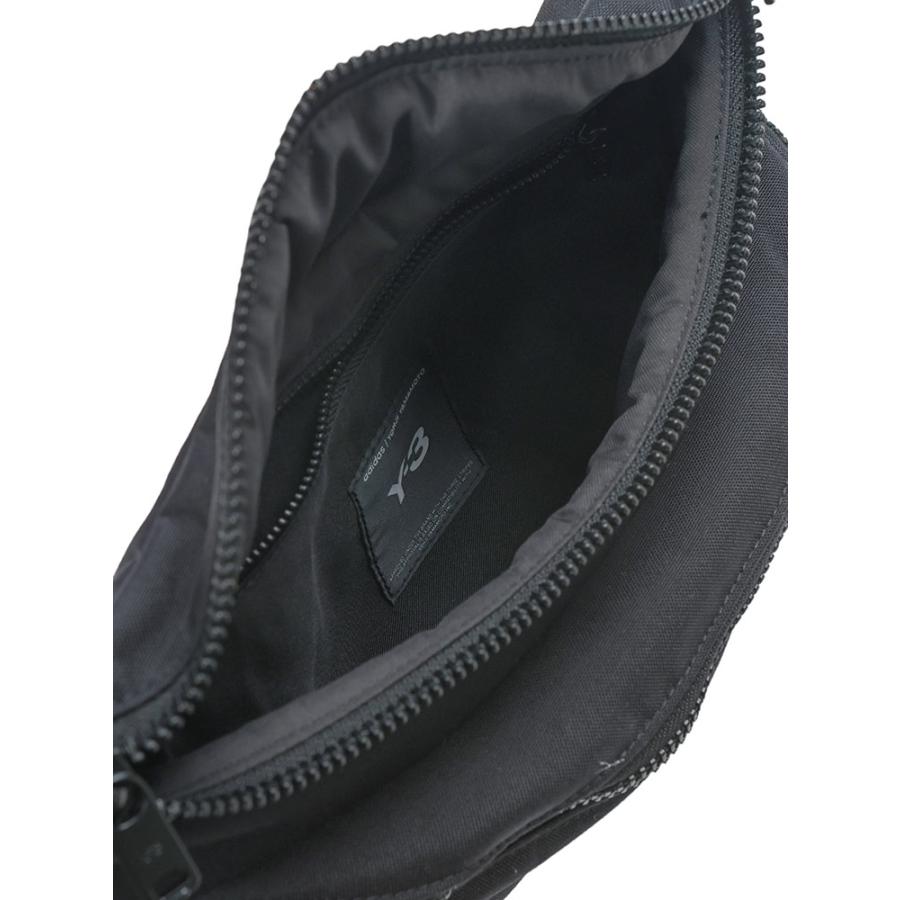 ワイスリー メンズ バッグ Y-3 ロゴ プリント ボディバッグ FANNY PACK ファニーパック Y3JW6221 ブランド 鞄 ブラック プレゼント ギフト_4