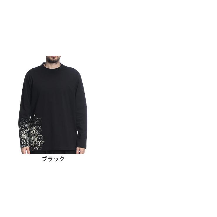 Y-3 ワイスリー メンズ Tシャツ 長袖 ロゴ グラフィックプリント 