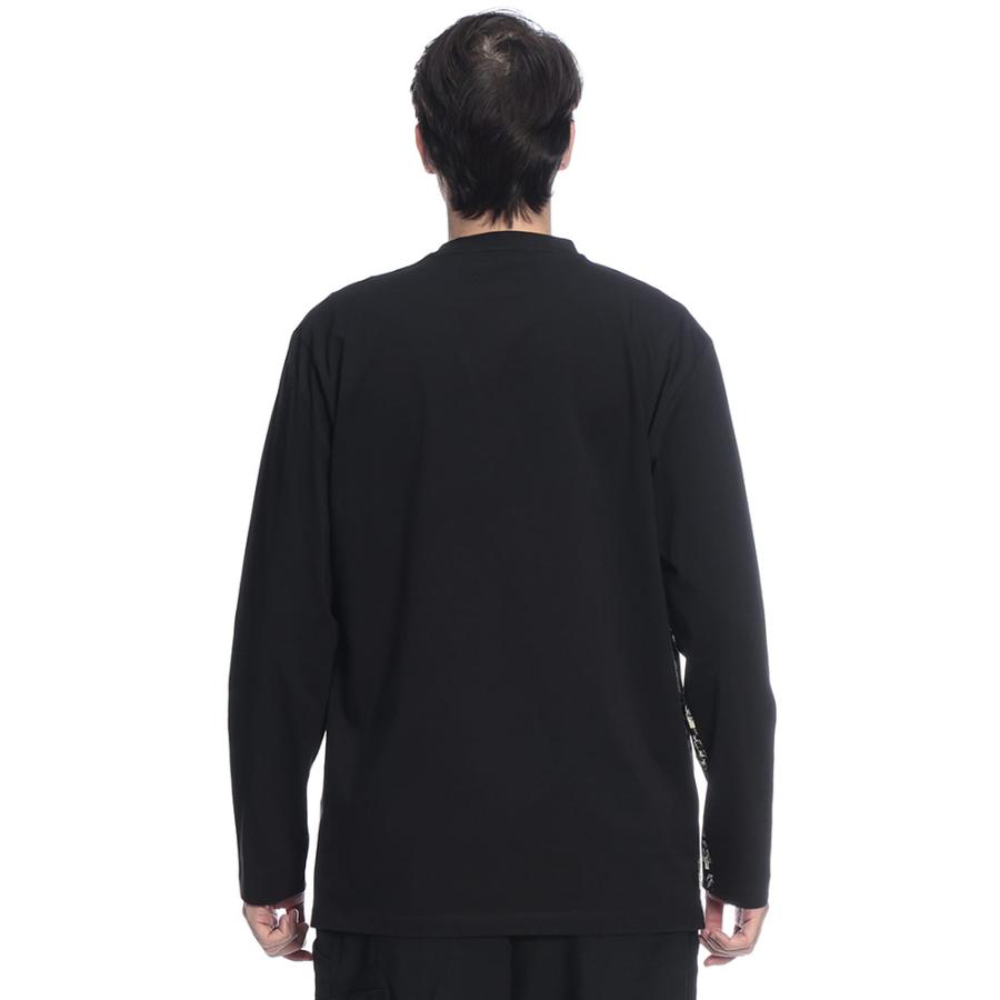 Y-3 ワイスリー メンズ Tシャツ 長袖 ロゴ グラフィックプリント