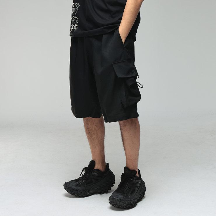 ワイスリー メンズ ショートパンツ Y-3 ウエストコード カーゴ