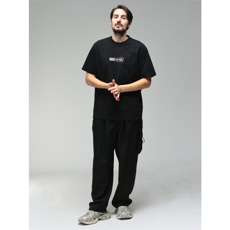 ワイスリー メンズ カーゴパンツ Y-3 ウエストコード ポケット ワイド