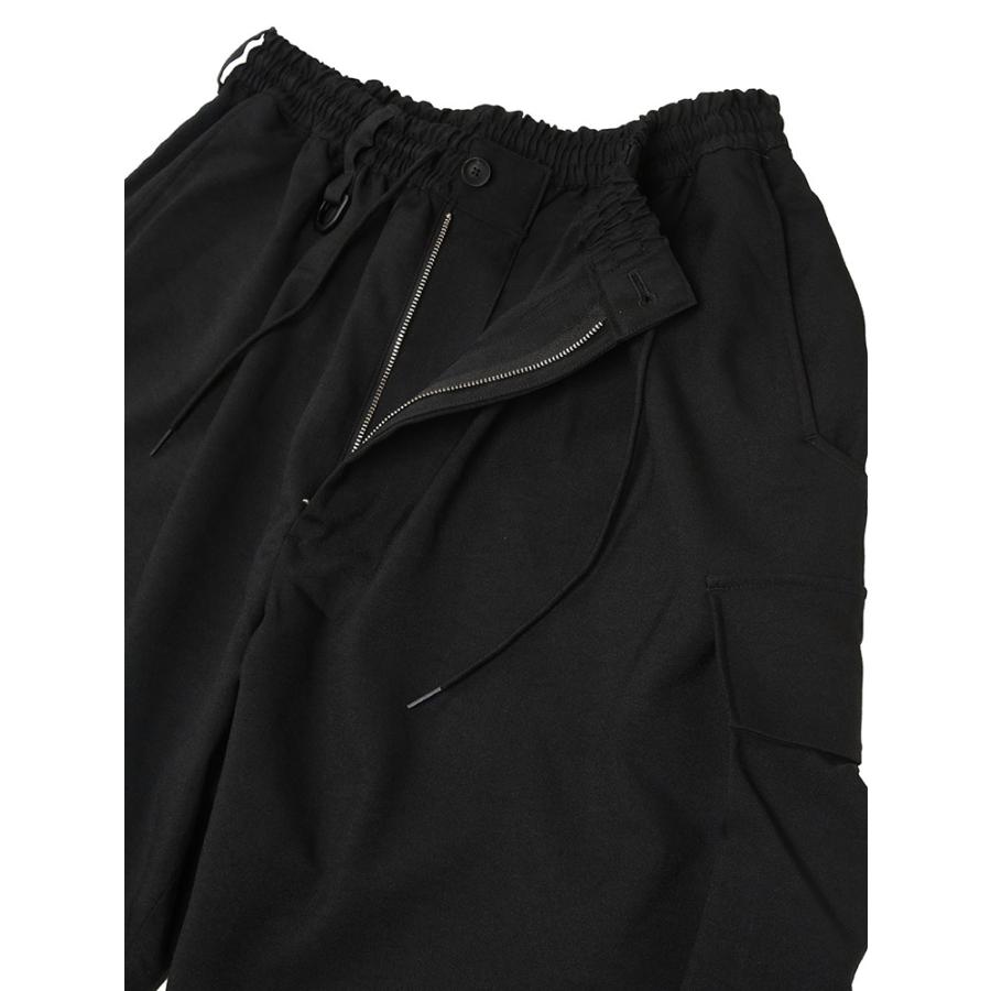 ワイスリー メンズ カーゴパンツ Y-3 ウエストコード ポケット ワイド