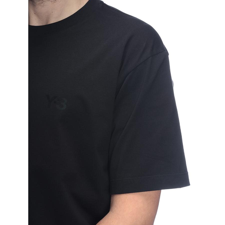 ワイスリー メンズ Tシャツ 半袖 Y-3 胸ロゴ クルーネック コットン
