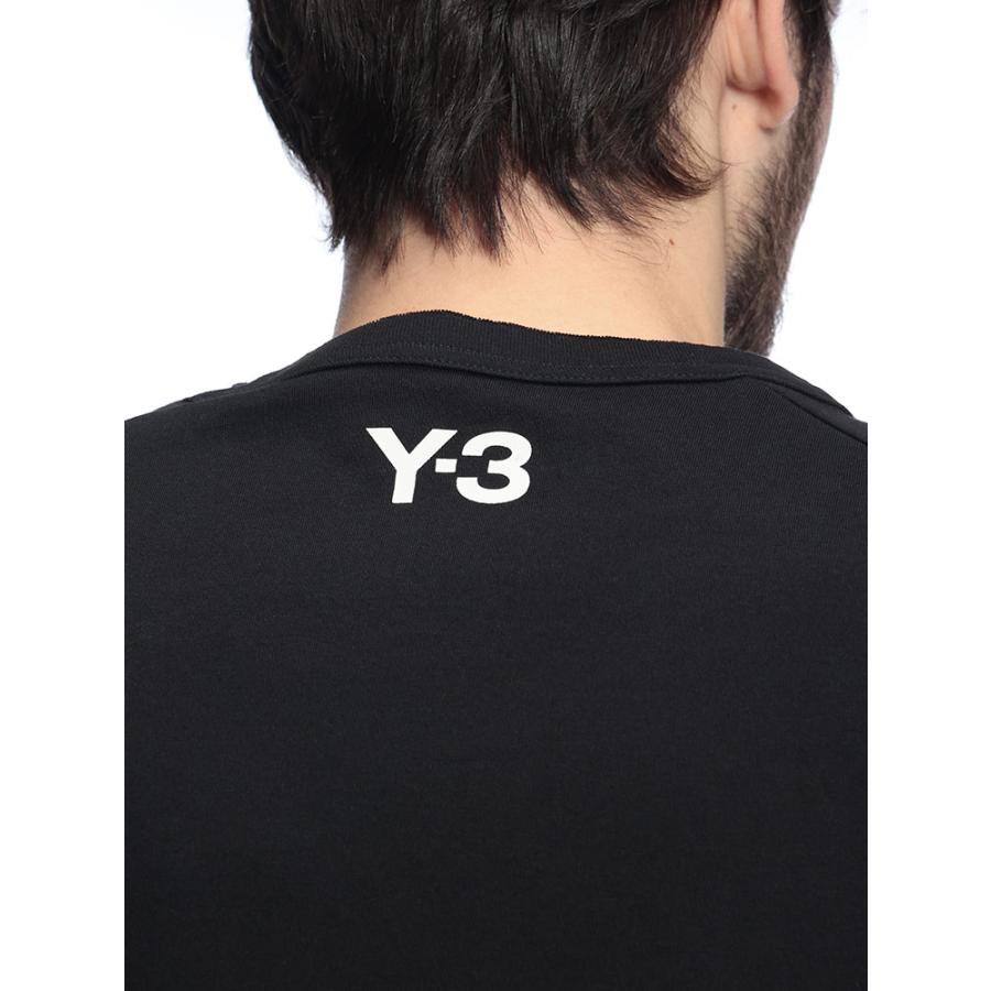 Y-3 ワイスリー メンズ Tシャツ 半袖 バック ロゴ スリーストライプ