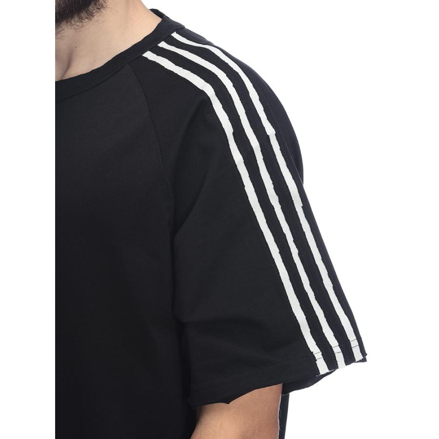 Y-3 ワイスリー メンズ Tシャツ 半袖 バック ロゴ スリーストライプ