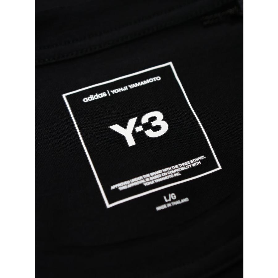 Y-3 ワイスリー メンズ Tシャツ 半袖 バック ロゴ スリーストライプ