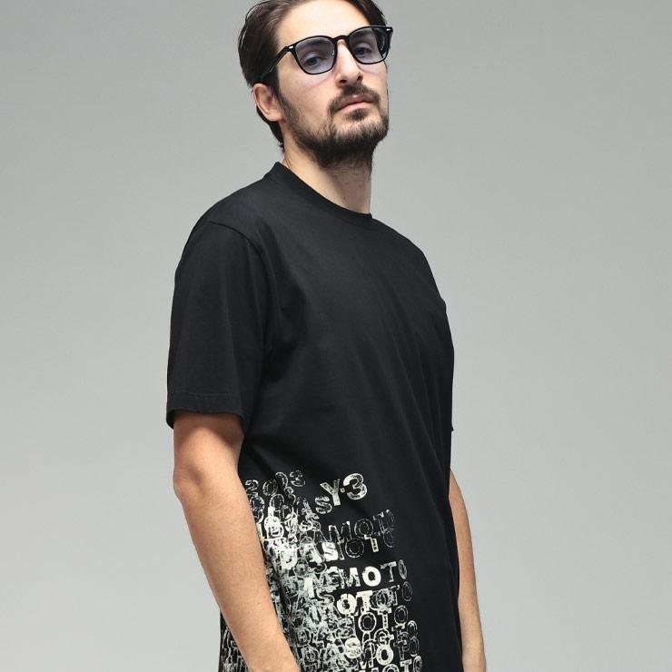 Y-3 ワイスリー メンズ Tシャツ 半袖 ロゴ グラフィックプリント 