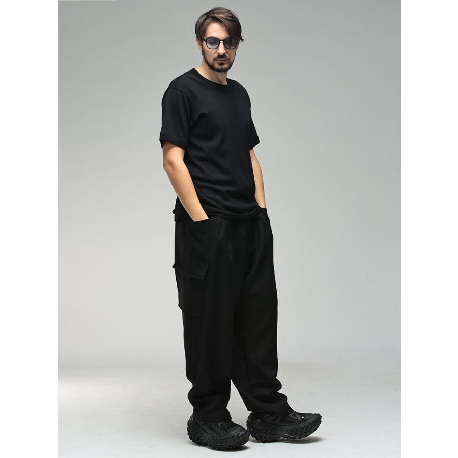 Y-3 ワイスリー メンズ Tシャツ 半袖 胸ロゴ クルーネック コットン