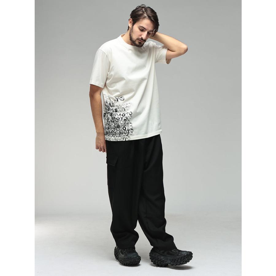 ワイスリー メンズ パンツ Y-3 ウエストコード ポケット ワイド カーゴ