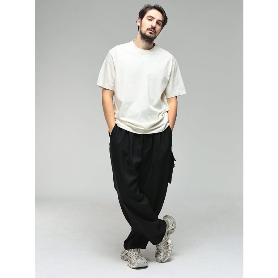 Y-3 ワイスリー メンズ Tシャツ 半袖 胸ロゴ クルーネック コットン