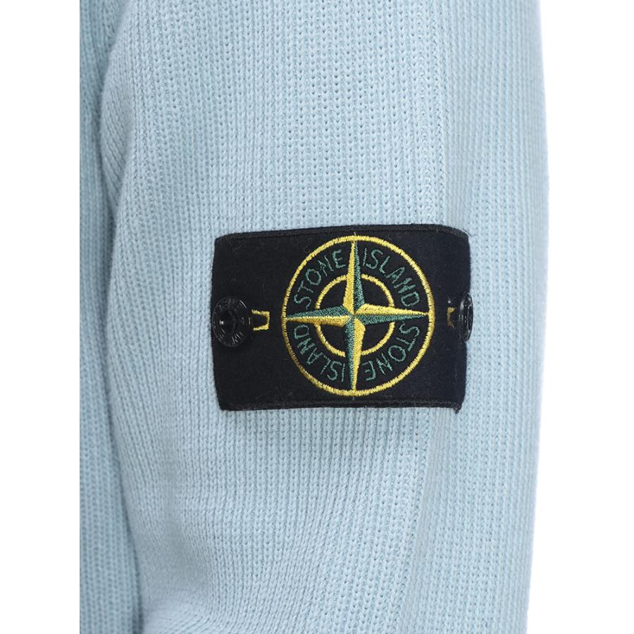 STONE ISLAND（ストーン アイランド） メンズ ニット 長袖 袖ロゴ