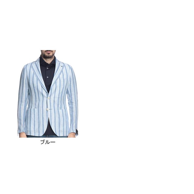 タリアトーレ メンズ ジャケット TAGLIATORE リネン ストライプ